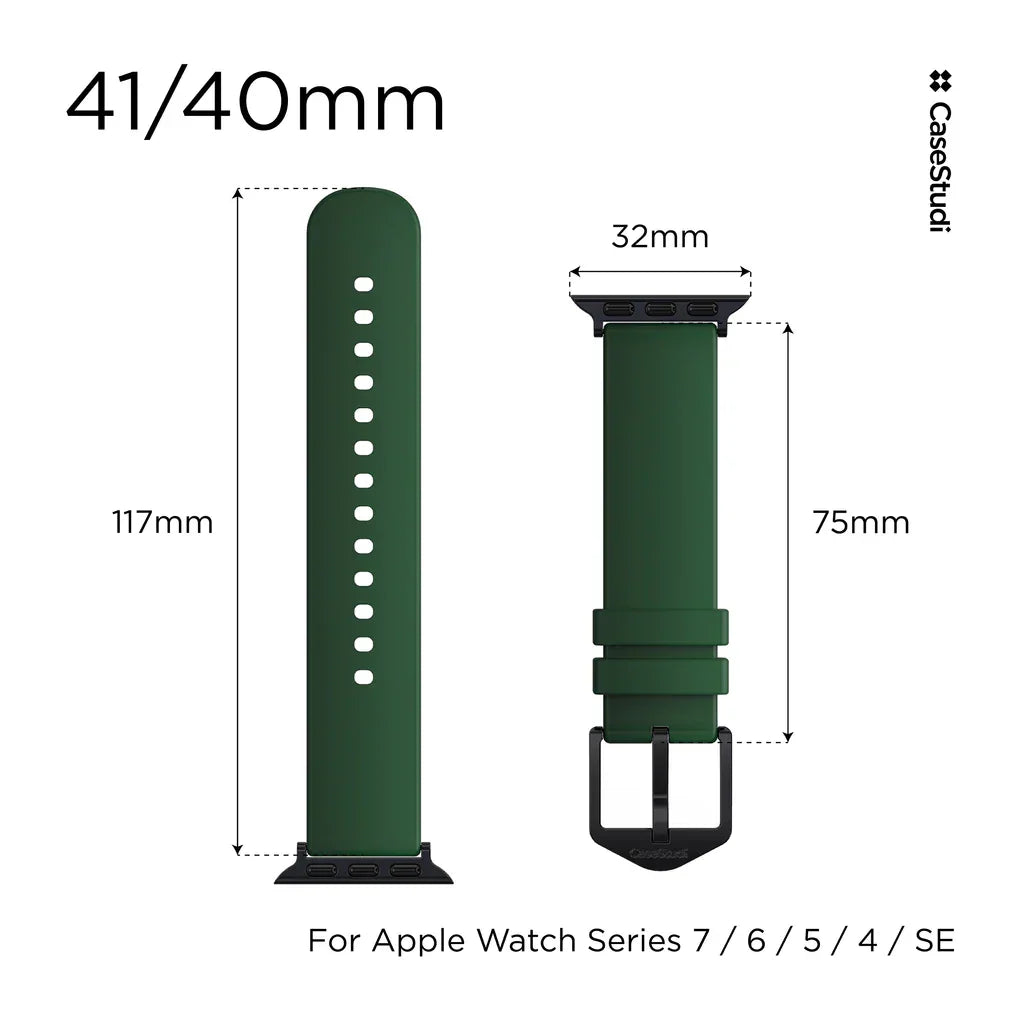 Casestudi Watch 40/41/42 Mm USL Series Strap - Green - Tashqila Casestudi Watch 40/41/42 Mm USL Series Strap - Green - Tashqila